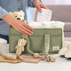 Multifunctional Fleece Style Nappy Caddy Storage Basket-Baby & Children-Unique Casa-Unique Casa