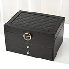 Multilayer Jewellery Box for Women – Stylish Leather Jewelry Storage Case 3