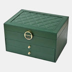 Multilayer Jewellery Box for Women – Stylish Leather Jewelry Storage Case 0