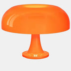 Mushroom-Shaped Table Lamp – Retro Design for Bedside or Desk Use-Lamps-Unique Casa-Orange-Unique Casa