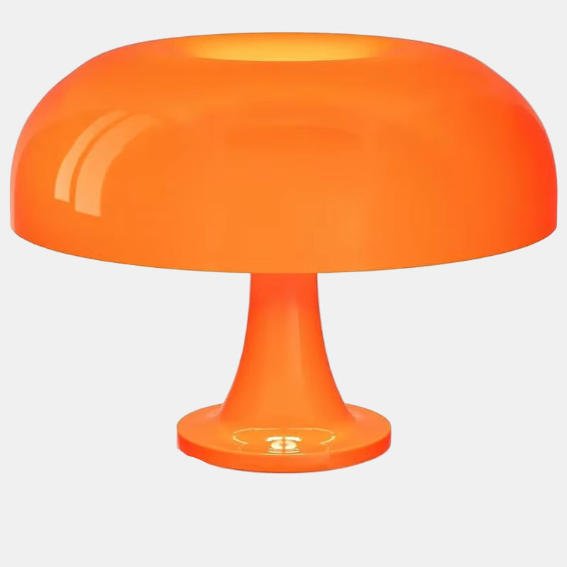 Mushroom-Shaped Table Lamp – Retro Design for Bedside or Desk Use-Lamps-Unique Casa-Orange-Unique Casa