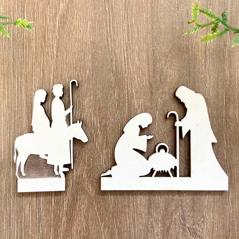 Nativity Advent Calendar – Christian Countdown to Christmas with Moving Figures-Advent Calendar-Unique Casa-Unique Casa