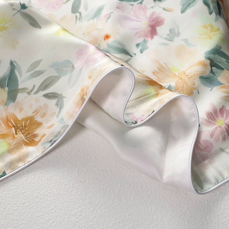 Natural Silk Pillowcase for Hair and Skin – Soft Mulberry Silk Design 1