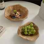 Natural Solid Wood Fruit Bowl – Rustic Elegance for Every Table-Tableware & Serveware-Unique Casa-Unique Casa