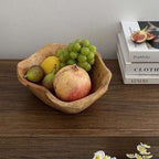 Natural Solid Wood Fruit Bowl – Rustic Elegance for Every Table-Tableware & Serveware-Unique Casa-Unique Casa