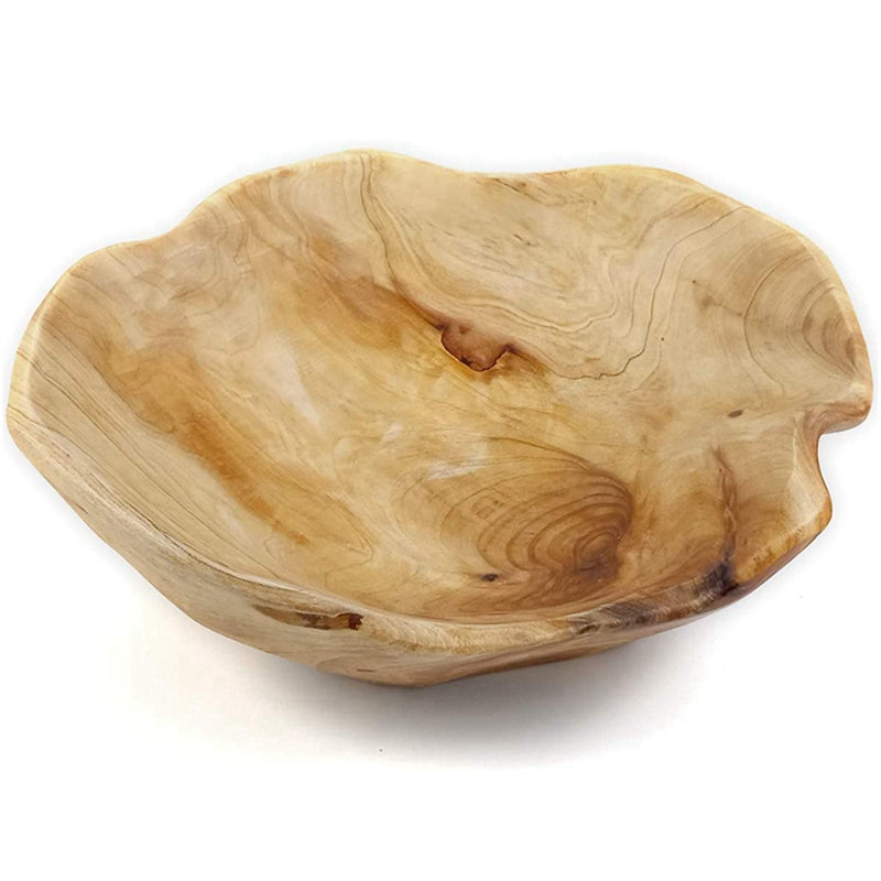 Natural Solid Wood Fruit Bowl – Rustic Elegance for Every Table-Tableware & Serveware-Unique Casa-Unique Casa