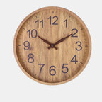 Natural Wooden Wall Clock – Minimalist Timepiece for Home and Office-Unique Casa-Unique Casa