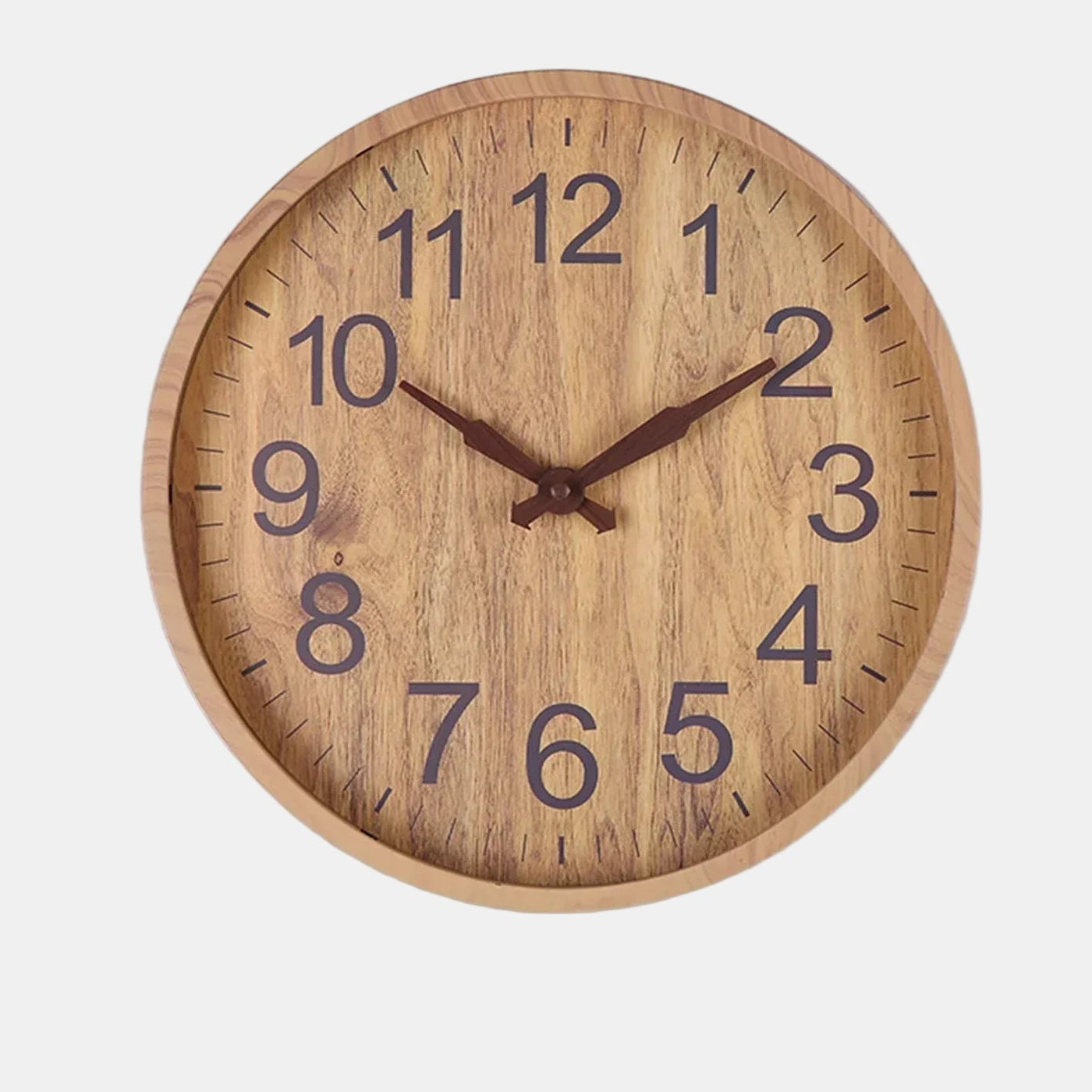 Natural Wooden Wall Clock – Minimalist Timepiece for Home and Office-Unique Casa-Unique Casa