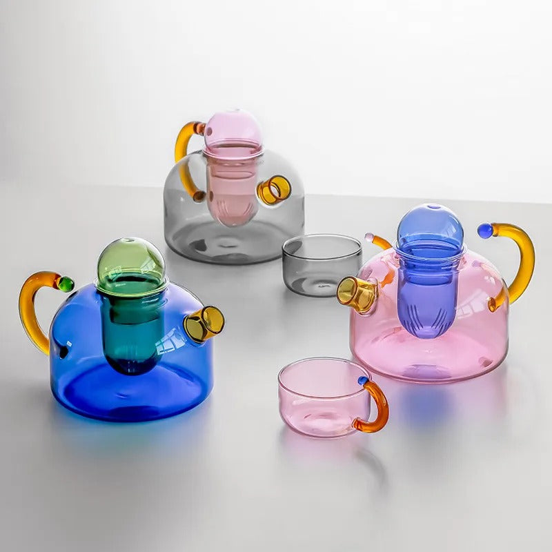 Neo Tokyo Tea Set – Neon-Inspired Teapot and Cup Set for Tea Lovers 1