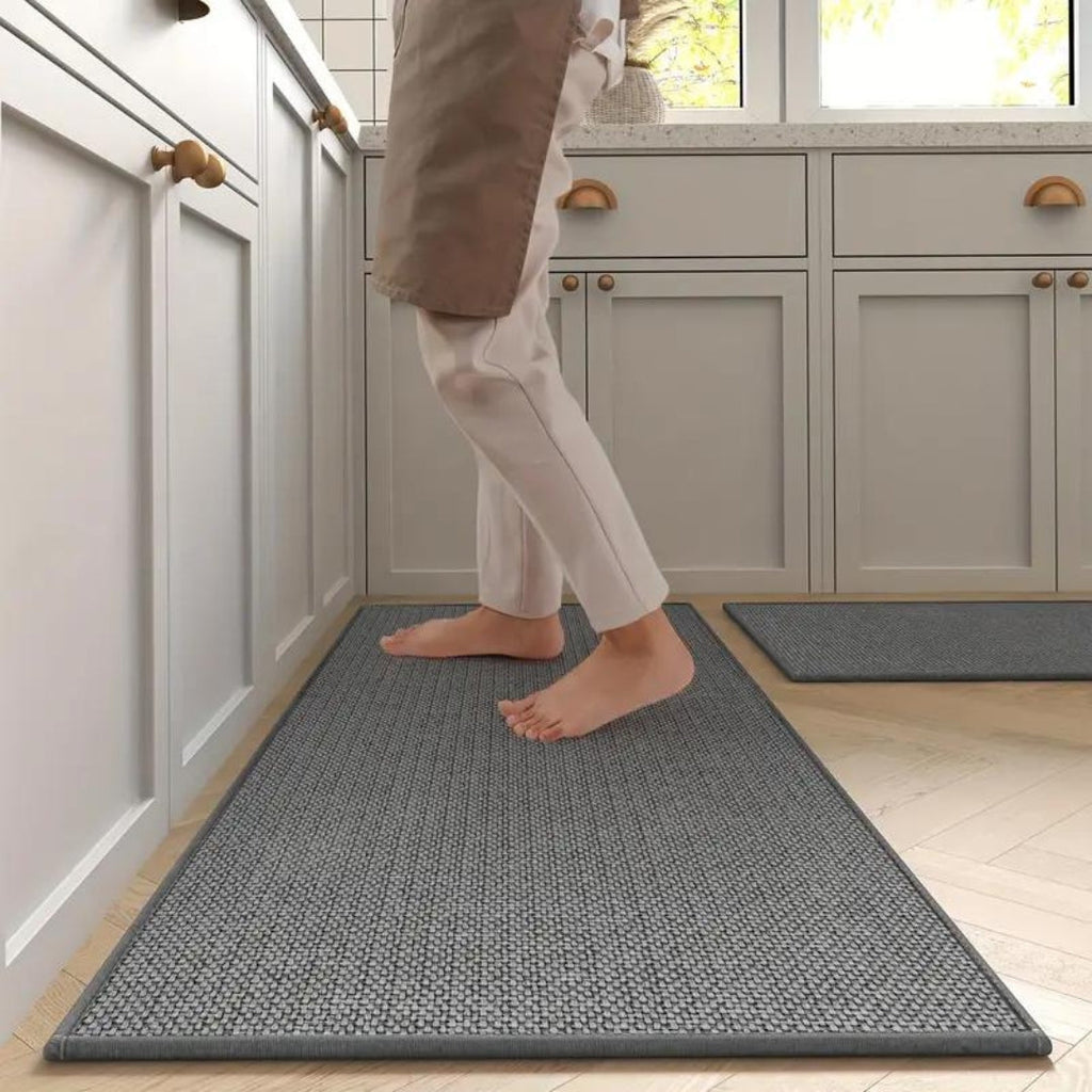 Non-Slip Anti-Fatigue Kitchen Mat Set - Classic Design for Comfort 2