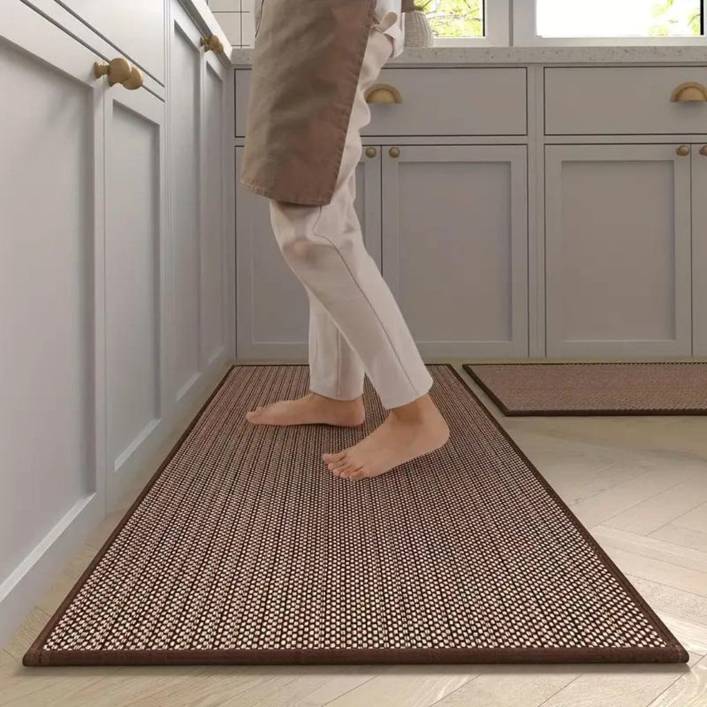 Non-Slip Anti-Fatigue Kitchen Mat Set - Classic Design for Comfort 4