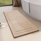 Non-Slip Bath Mat with Soft Memory Foam – Geometric Bathroom Rug for Comfort 6