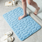 Non Slip Bath Mat with Plush Coral Fleece – Quick Dry Bathroom Rug 3