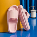 Non-Slip Slippers with Thick Cushion Sole – Lightweight Indoor and Outdoor Comfort Slides-Slippers-Unique Casa-Unique Casa