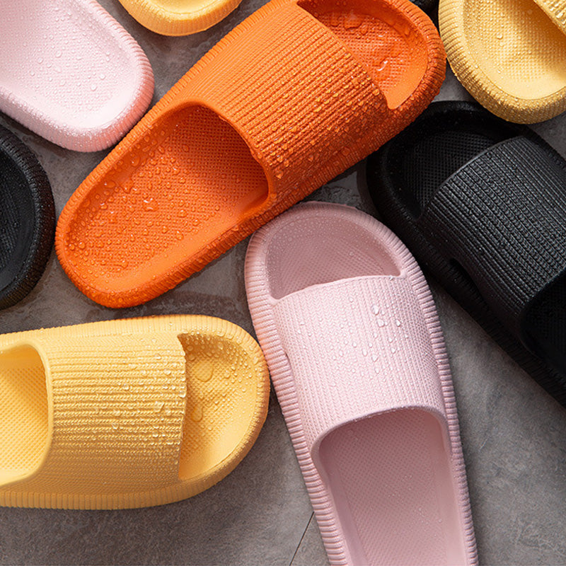 Non-Slip Slippers with Thick Cushion Sole – Lightweight Indoor and Outdoor Comfort Slides-Slippers-Unique Casa-Unique Casa