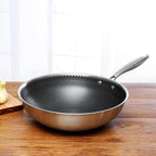 Non-Stick Stainless Steel Frying Pan – Professional Cooking Pan for All Stoves-Cookware-Unique Casa-Unique Casa