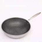 Non-Stick Stainless Steel Frying Pan – Professional Cooking Pan for All Stoves-Cookware-Unique Casa-Unique Casa