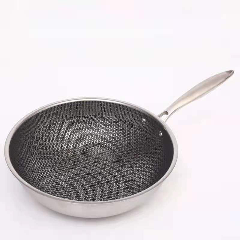 Non-Stick Stainless Steel Frying Pan – Professional Cooking Pan for All Stoves-Cookware-Unique Casa-Unique Casa