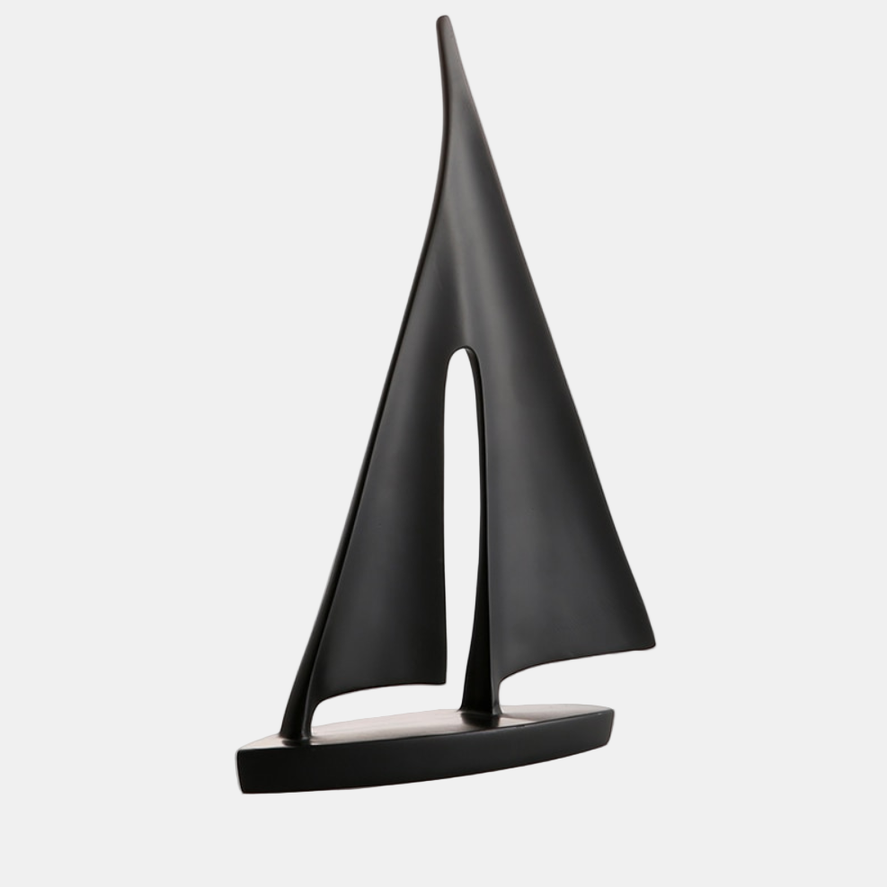 Nordic Abstract Sailboat Sculpture – Unique Nautical Decor for Home and Office 6