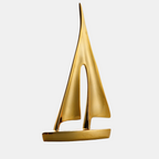 Nordic Abstract Sailboat Sculpture – Unique Nautical Decor for Home and Office 7