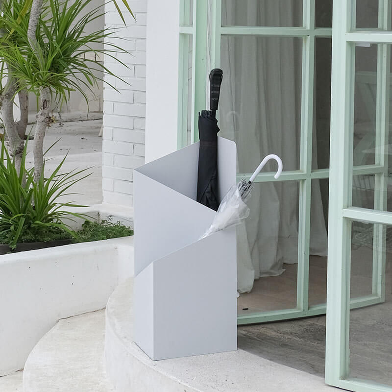 Nordic Geometric Umbrella Stand with Removable Drip Tray-Geometric Umbrella Stand-Unique Casa-Unique Casa