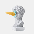 Nordic Ice Cream Face Sculpture – Unique Home Decor Accent for Room Decor 3