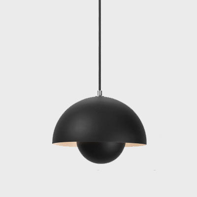 Nordic Pendant Light with Semicircle Dome – Stylish Lighting for Home 9