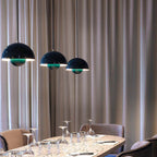 Nordic Pendant Light with Semicircle Dome – Stylish Lighting for Home 3