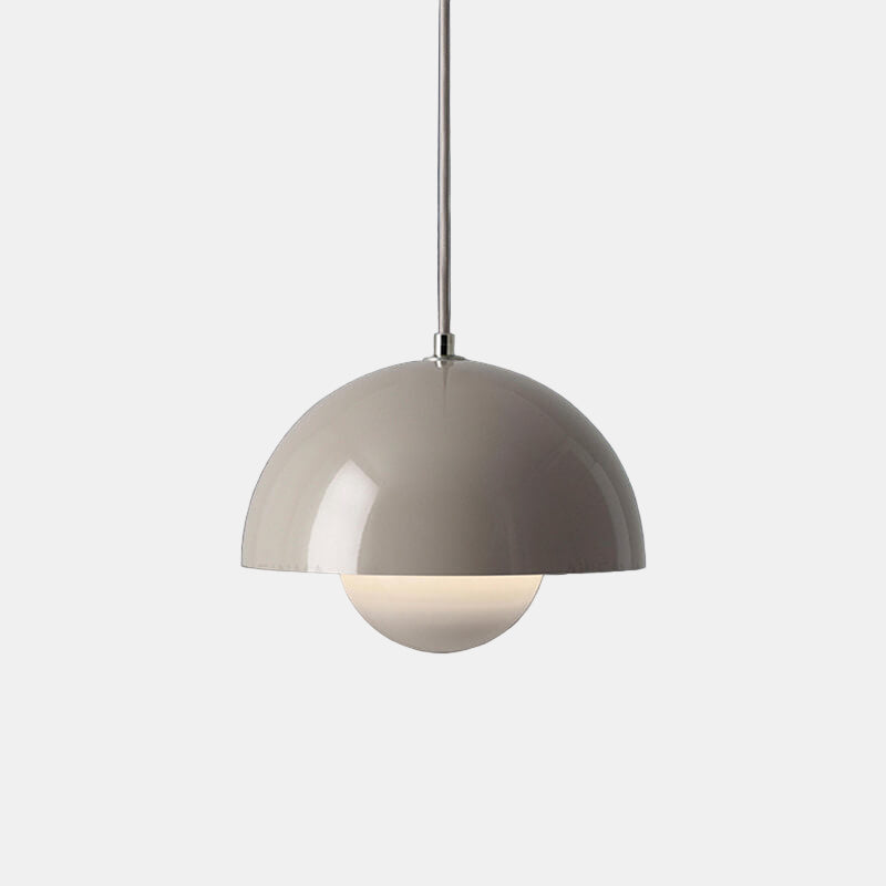 Nordic Pendant Light with Semicircle Dome – Stylish Lighting for Home 0