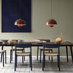 Nordic Pendant Light with Semicircle Dome – Stylish Lighting for Home 5