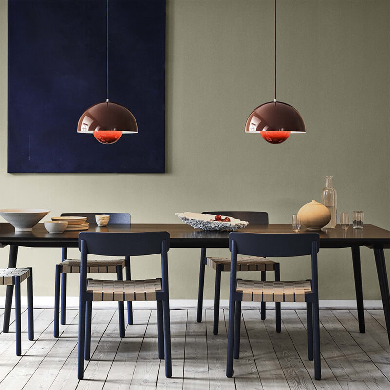 Nordic Pendant Light with Semicircle Dome – Stylish Lighting for Home 5