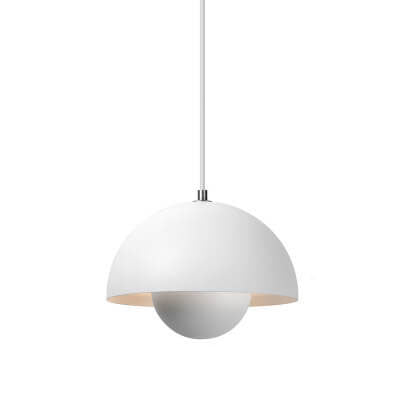 Nordic Pendant Light with Semicircle Dome – Stylish Lighting for Home 12