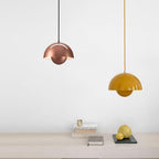 Nordic Pendant Light with Semicircle Dome – Stylish Lighting for Home 6