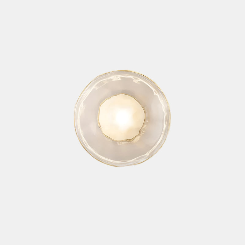 Nordic Round Wall Light – Elegant Glass Sconce for Hallways and Bedrooms 0