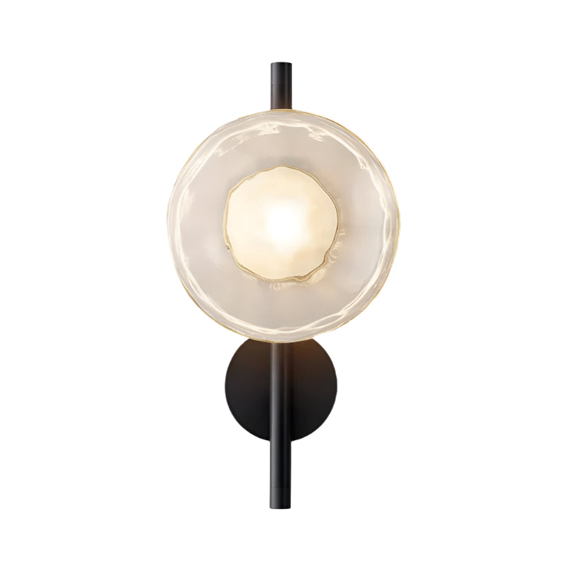 Nordic Round Wall Light – Elegant Glass Sconce for Hallways and Bedrooms 20