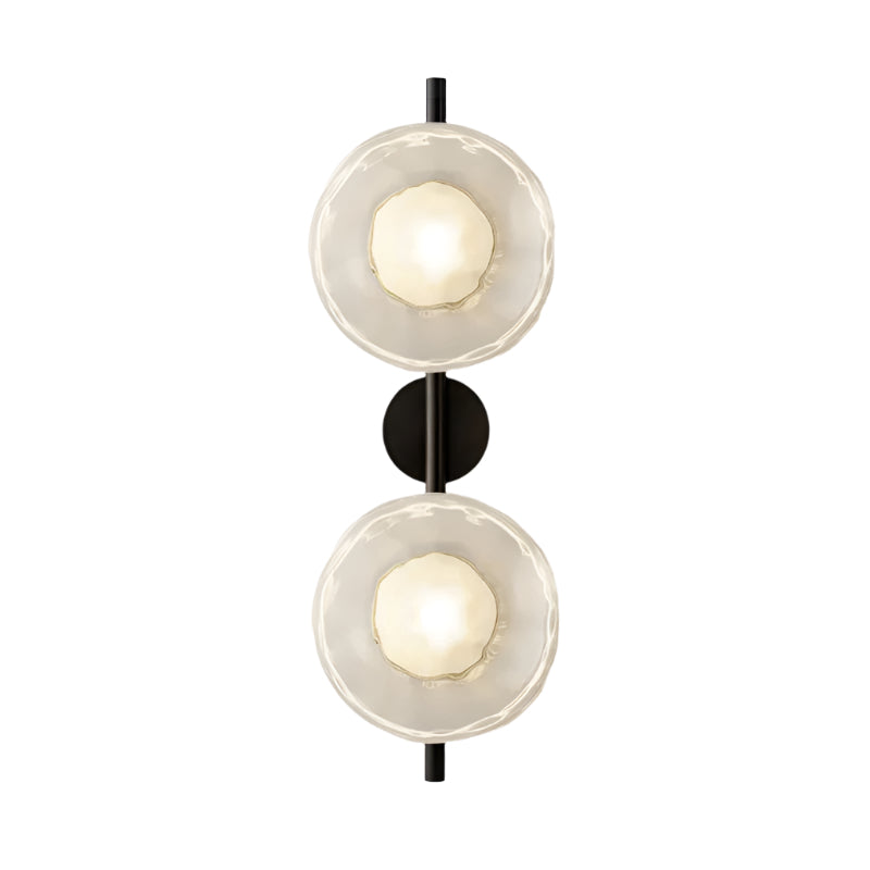 Nordic Round Wall Light – Elegant Glass Sconce for Hallways and Bedrooms 26