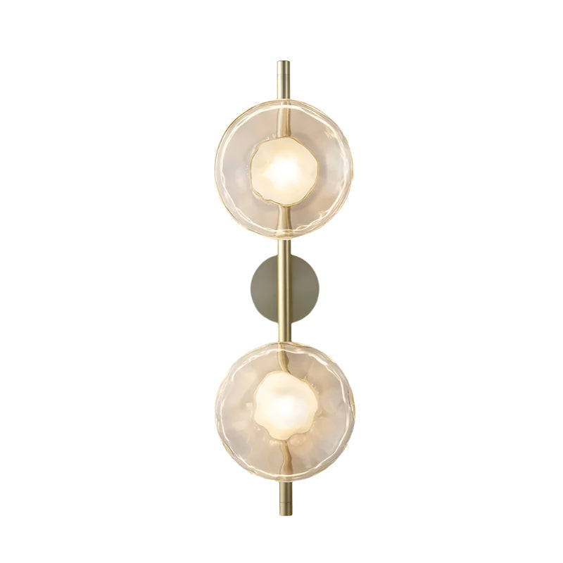 Nordic Round Wall Light – Elegant Glass Sconce for Hallways and Bedrooms 9
