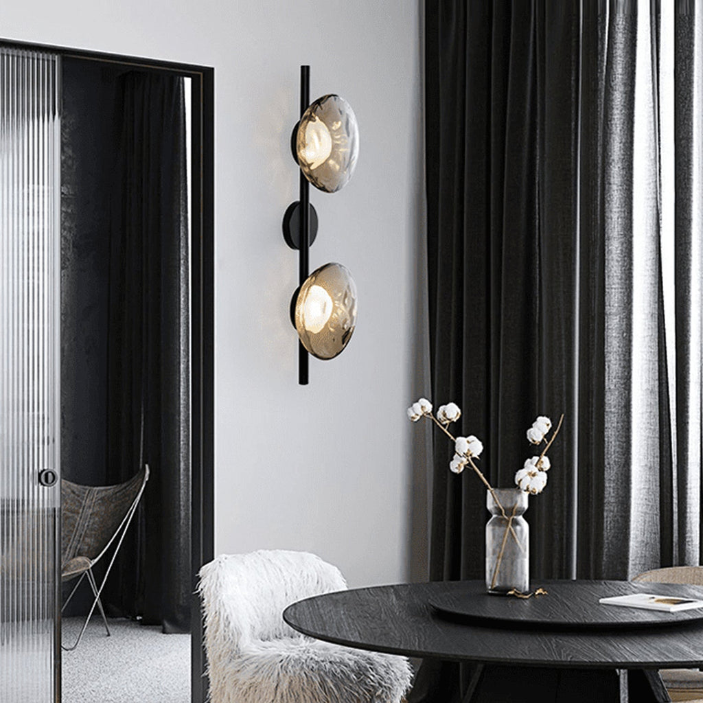 Nordic Round Wall Light – Elegant Glass Sconce for Hallways and Bedrooms 4