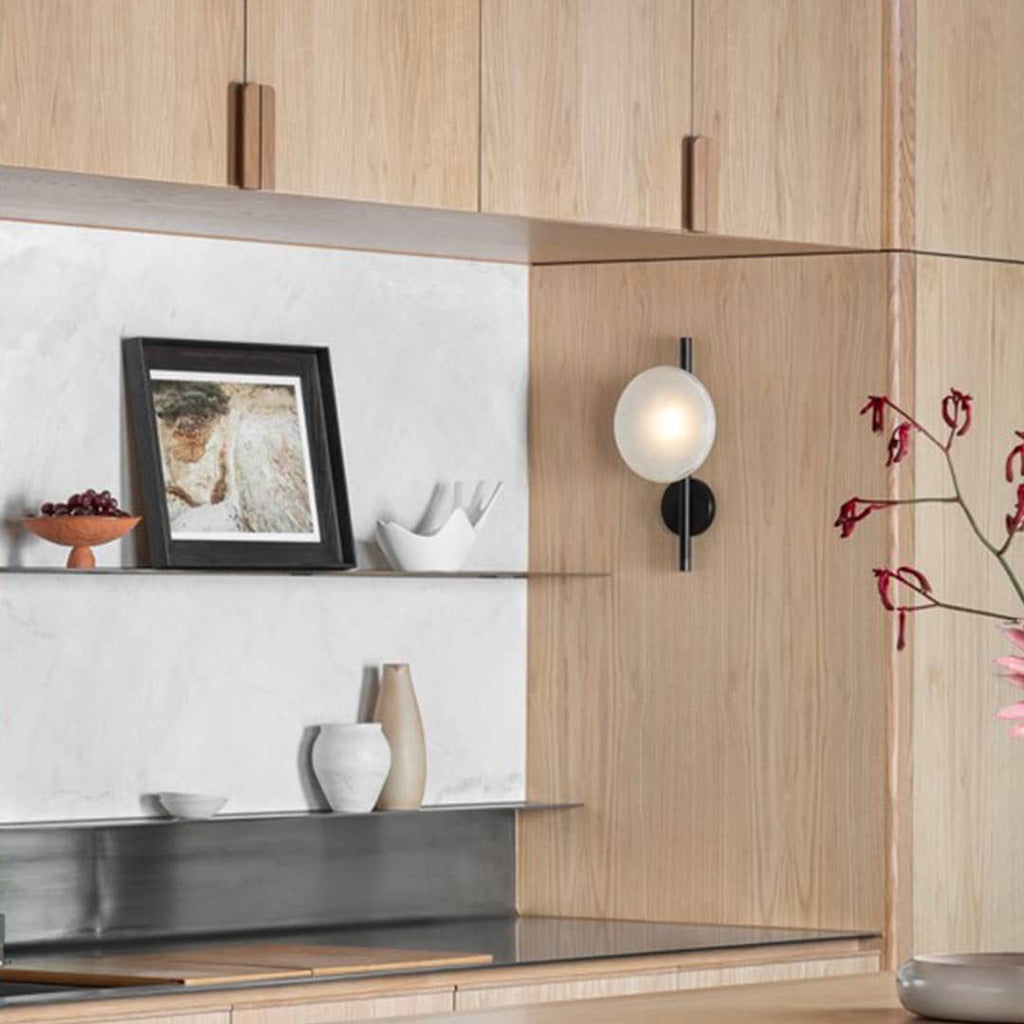 Nordic Round Wall Light – Elegant Glass Sconce for Hallways and Bedrooms 8