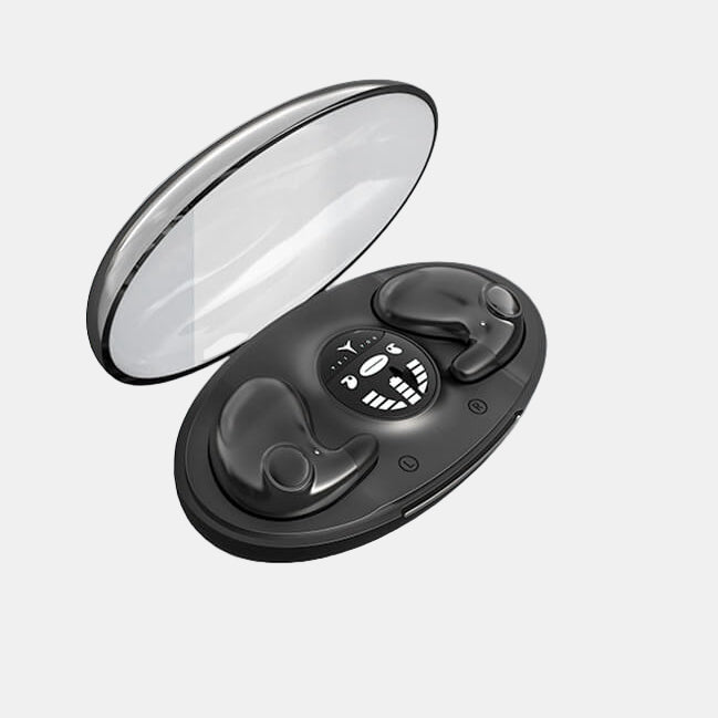 nvisible Bluetooth Earbuds with IPX5 Waterproof Design for Comfortable Sleep-Gadgets-Unique Casa-Black-Unique Casa