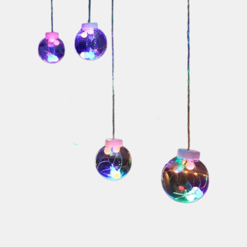 Outdoor Fairy String Lights Wreath – Waterproof LED Garden Decor-Outdoor Lighting-Unique Casa-Multicolored-Unique Casa