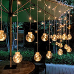 Outdoor Fairy String Lights Wreath – Waterproof LED Garden Decor 1