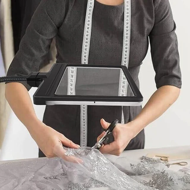 Magnifying Glass Floor Lamp – 5X Full-Page LED Light for Reading and Crafts-Full-Page 5X Magnifying Glass Book Reading Floor Lamp-Unique Casa-Unique Casa