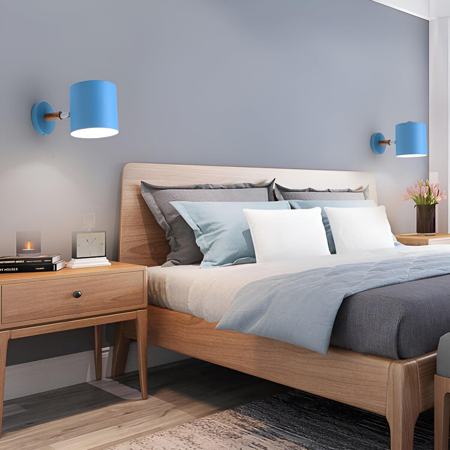 Pastel Adjustable Wall Sconce Light – Scandinavian Style Wall Lamp for Living Room 2