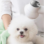 Pet Grooming Dryer with Brush – Portable Dog Hair Dryer and Detangler-Dog Hair Dryer-Unique Casa-White-Unique Casa