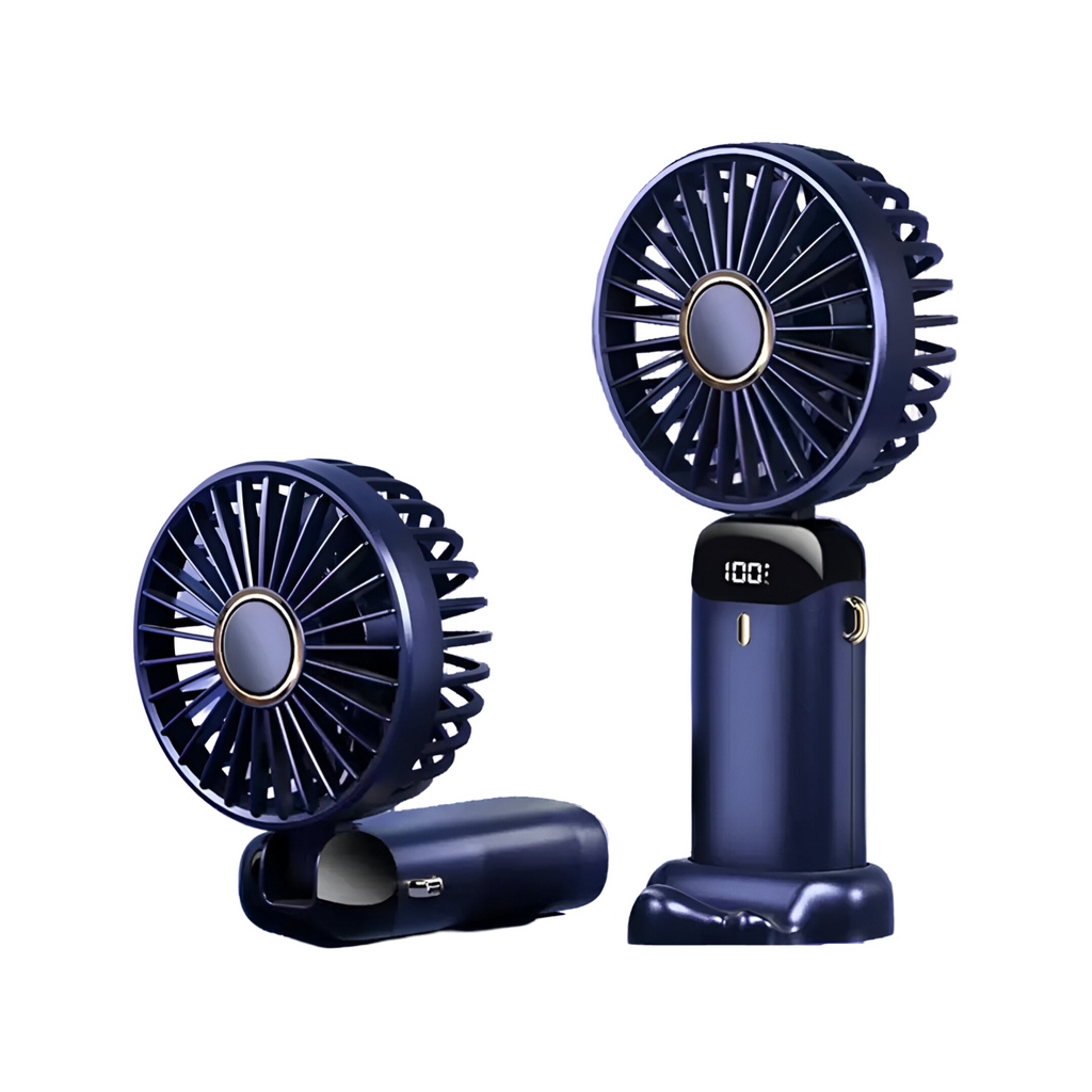 Portable Handheld Fan – Stylish, Rechargeable Cooling with Adjustable Wind Speeds-Fans-Unique Casa-Unique Casa
