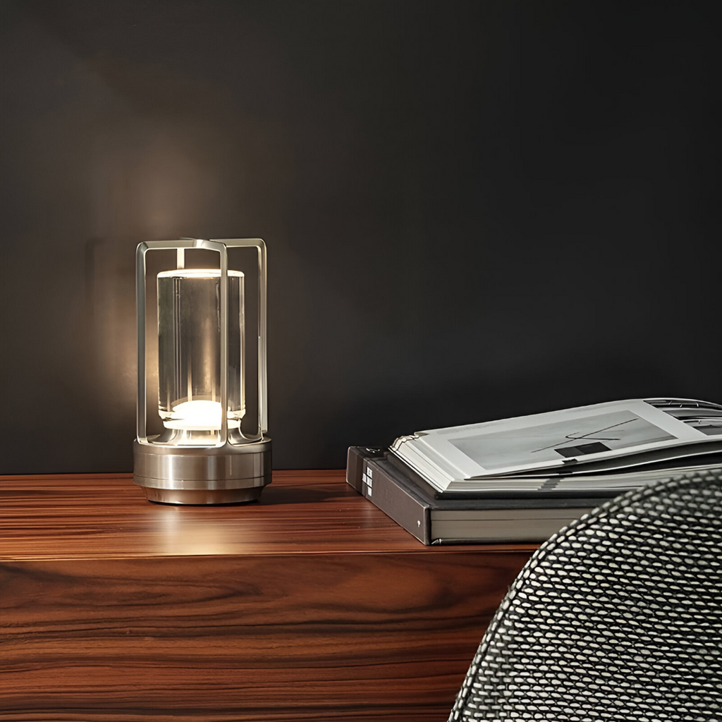Modern Waterproof Portable Table Lamp – LED Light for Indoors & Outdoors