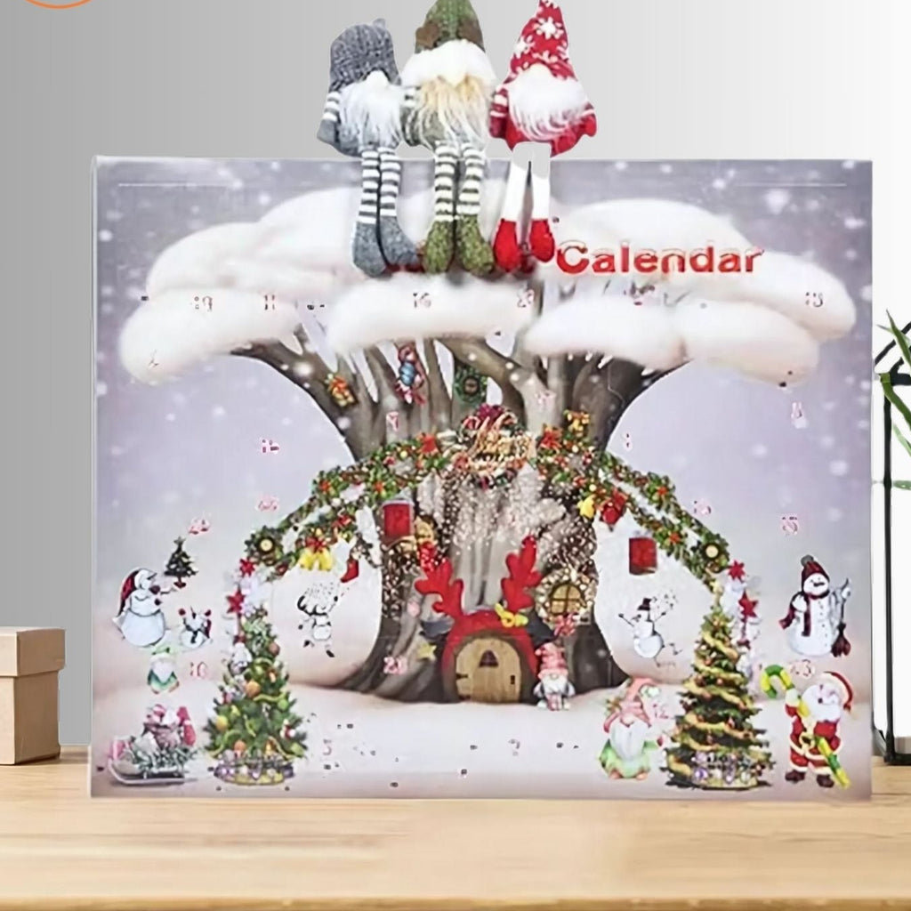 Plush Advent Calendar with 24 Unique Figures – Holiday Countdown Decor 2
