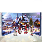 Plush Advent Calendar with 24 Unique Figures – Holiday Countdown Decor 1