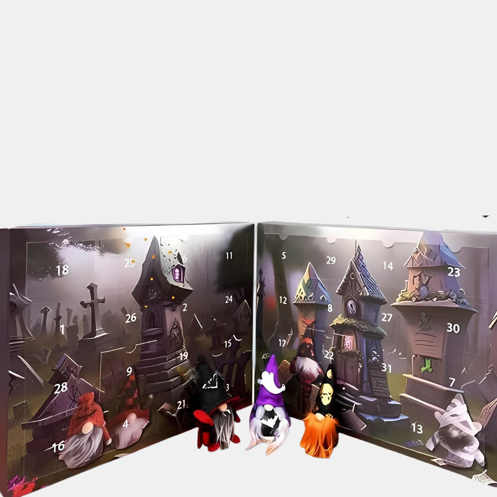 Plush Advent Calendar with 24 Unique Figures – Holiday Countdown Decor 0